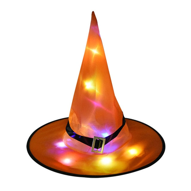 Halloween Witch Hat with LED Light: Add a Touch of Magic to Your Décor