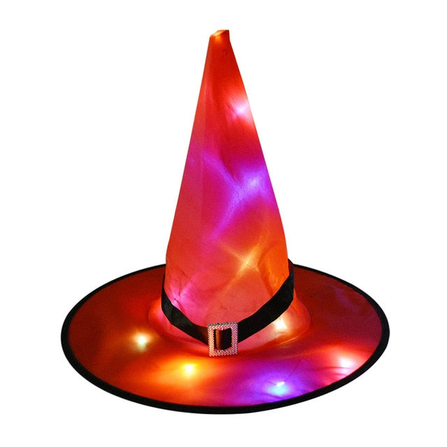 Halloween Witch Hat with LED Light: Add a Touch of Magic to Your Décor