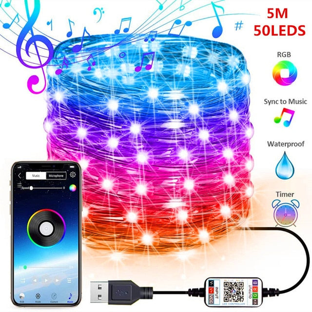 USB Smart Bluetooth LED String Lights: The Future of Holiday Lighting