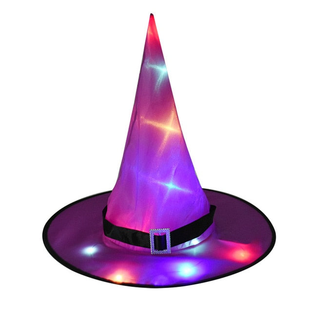 Halloween Witch Hat with LED Light: Add a Touch of Magic to Your Décor