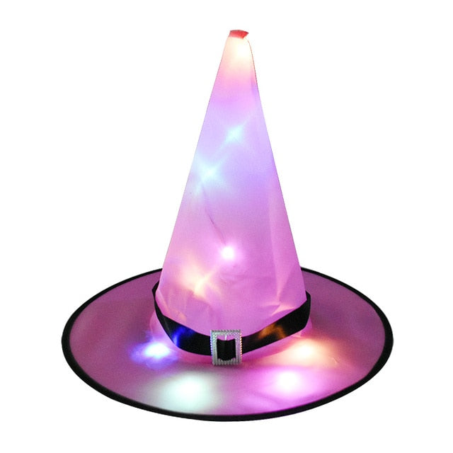 Halloween Witch Hat with LED Light: Add a Touch of Magic to Your Décor