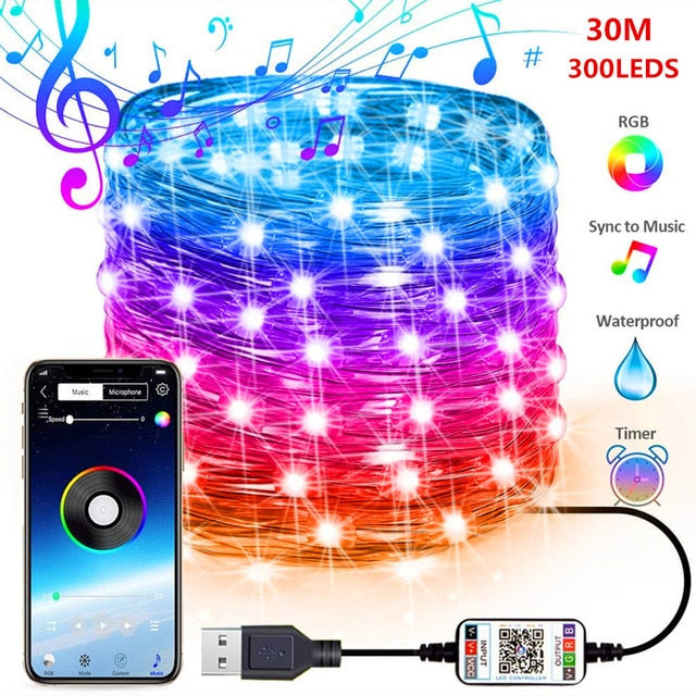 USB Smart Bluetooth LED String Lights: The Future of Holiday Lighting
